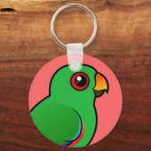Porte-clés Eclectus Parrot mâle (Recto)