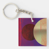 Porte-clés Éclipse lunaire - abstrait (Devant)