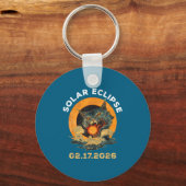 Porte-clés Éclipse solaire 02 17 26 (Recto)