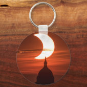 Porte-clés Éclipse solaire 2021 (Recto)