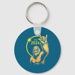 Porte-clés Éclipse solaire 2024 Bigfoot Rock avril éclipse so