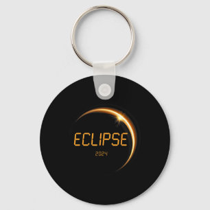 Porte-clés Éclipse solaire 2024 Éclipse solaire totale 4.08.2