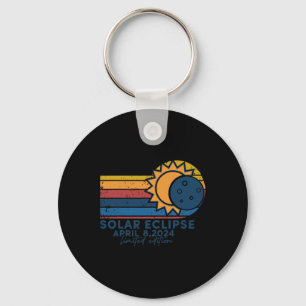 Porte-clés Éclipse solaire 2024 Éclipse solaire totale 8 avri