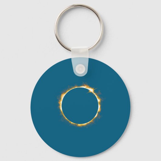 Porte-clés Éclipse solaire 21 août 2017 (Recto)