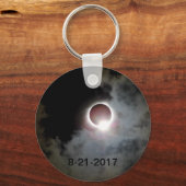 Porte-clés Éclipse solaire 21 août 2017 (Recto)