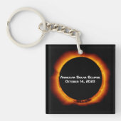 Porte-clés Éclipse solaire annuelle 2023 (Devant)