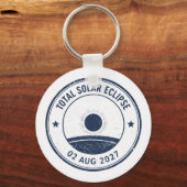 Porte-clés Éclipse solaire du 2 août 2027 (Recto)