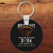Porte-clés Éclipse Solaire Parcours De Totalité Éclipse Solai (Recto)