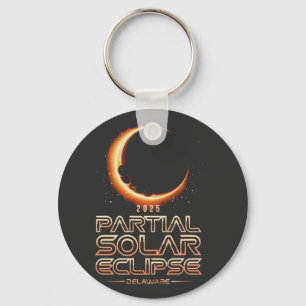 Porte-clés Éclipse solaire partielle New Jersey 2025