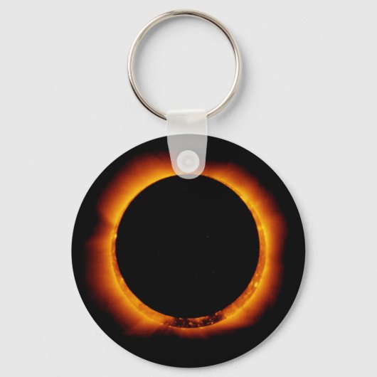 Porte-clés Éclipse solaire quasi totale (Recto)