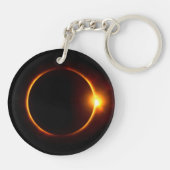 Porte-clés Éclipse solaire Sun foncé et lune (Dos)