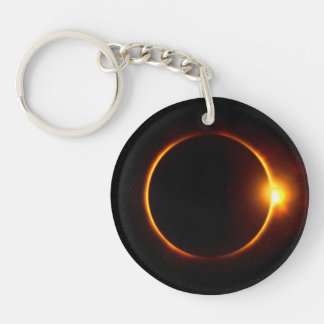Porte-clés Éclipse solaire Sun foncé et lune