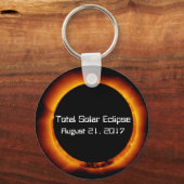 Porte-clés Éclipse solaire totale 2017 (Recto)