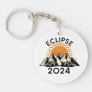 Porte-clés Éclipse solaire totale 2024