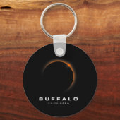 Porte-clés Éclipse solaire totale 2024 - Éclipse solaire de B (Recto)