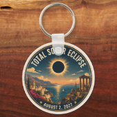 Porte-clés Éclipse solaire totale 2027 (Recto)