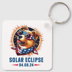 Porte-clés Éclipse solaire totale Avril 2024