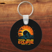 Porte-clés Éclipse solaire totale du 12 août 2026 Artwork (Recto)