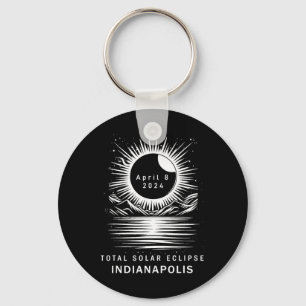 Porte-clés Éclipse solaire totale - Indianapolis