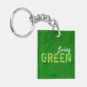 Porte-clés Eco Friendly Living Green (Devant gauche)