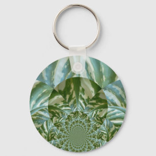 Porte-clés Eco Green Camo Kaleidoscope Art Design d'impressio