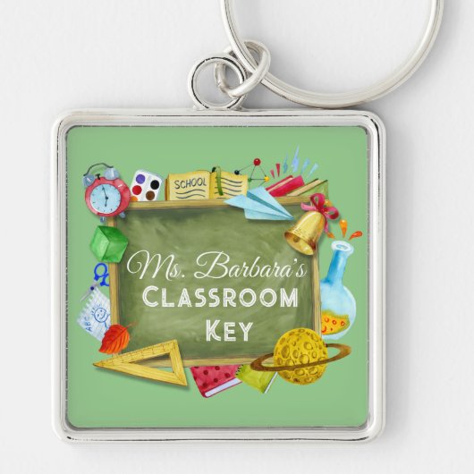 Porte-clés École de professeurs personnalisés (Devant)
