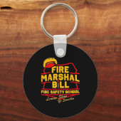 Porte-clés École de sécurité de Bill, le marshal des incendie (Recto)