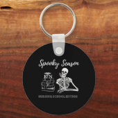 Porte-clés École de soins infirmiers Étudiant Halloween Squel (Recto)