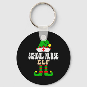 Porte-clés École Infirmière Elf Xmas Famille Correspondante C