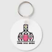 Porte-clés École Polka Dot (Recto)