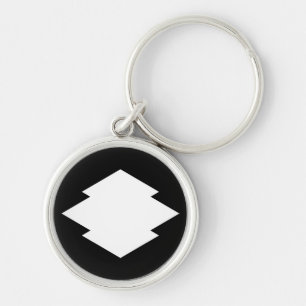 Porte-clés Écorce de pin rhomboïdale