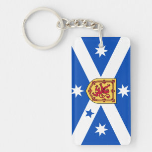 Porte-clés Écossais Australien (drapeau du patrimoine)