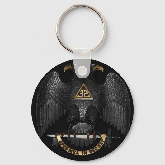 Porte-clés Ecosse Rite 32 Degree Mason Eagle (Recto)