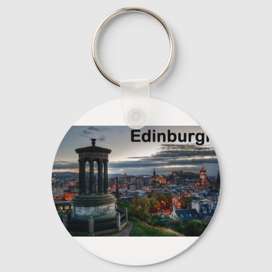 Porte-clés Ecosse skyline d'Édimbourg (St.K. (Recto)