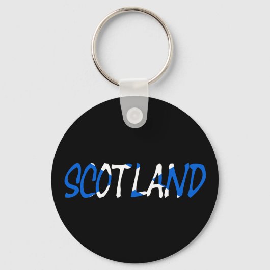 Porte-clés Écosse superposée sur Scottish Flag kccn (Recto)