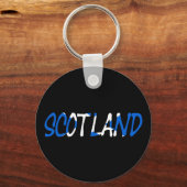 Porte-clés Écosse superposée sur Scottish Flag kccn (Recto)
