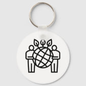 Porte-clés Écosystème planétaire (Recto)