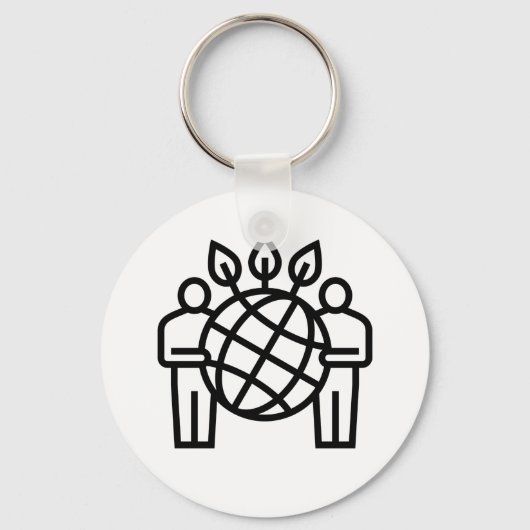 Porte-clés Écosystème planétaire (Recto)