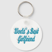 Porte-clés Ecriture bleu ciel Girami (Recto)