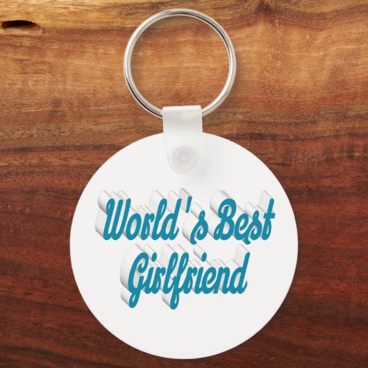 Porte-clés Ecriture bleu ciel Girami (Recto)