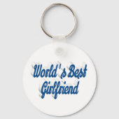 Porte-clés Écriture bleu marine (Verso)