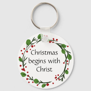 Porte-clés Écriture chrétienne de Noël Sticker Écriture