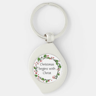 Porte-clés Écriture chrétienne de Noël Sticker Écriture
