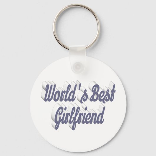 Porte-clés Écriture grise de Girlfriend (Recto)