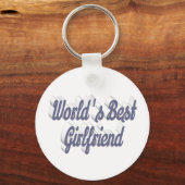 Porte-clés Écriture grise de Girlfriend (Recto)