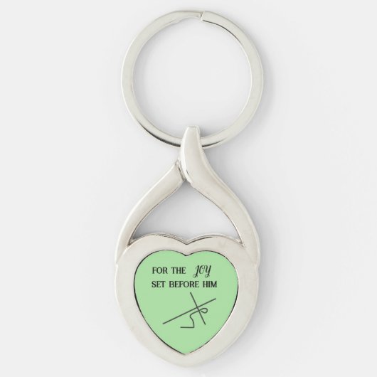Porte-clés Écriture l Christ la Croix l (Devant)