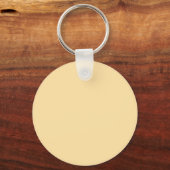 Porte-clés Écriture Manuelle Classique Simple Beige (Verso)