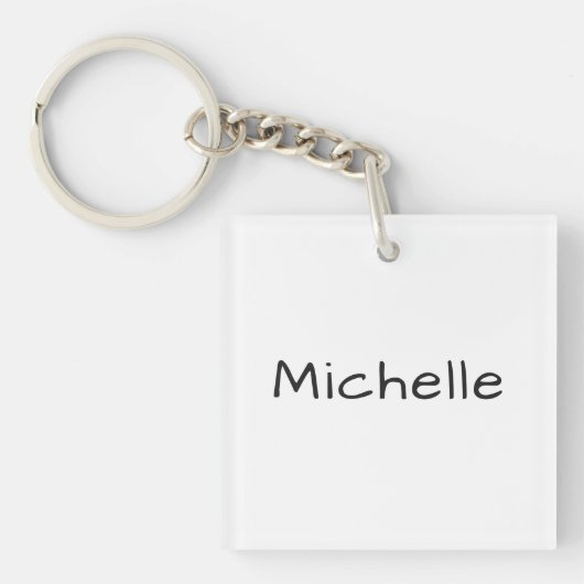 Porte-clés Écriture manuscrite unique professionnelle décontr (Devant)