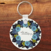 Porte-clés Écriture Verse Message spirituel Royaume (Recto)