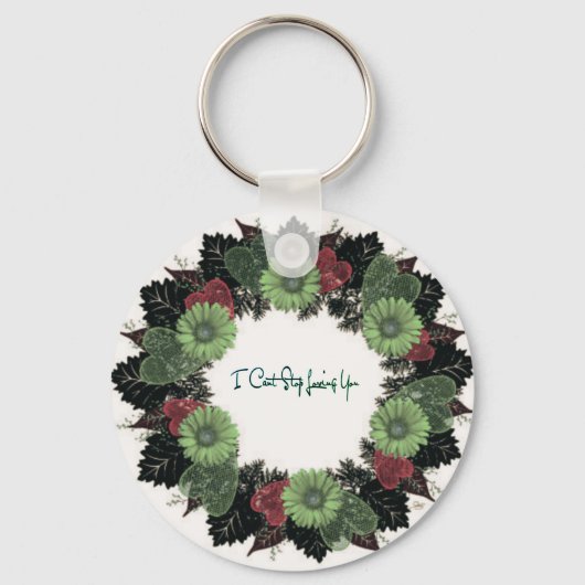 Porte-clés Écriture Verse Message spirituel Royaume (Recto)